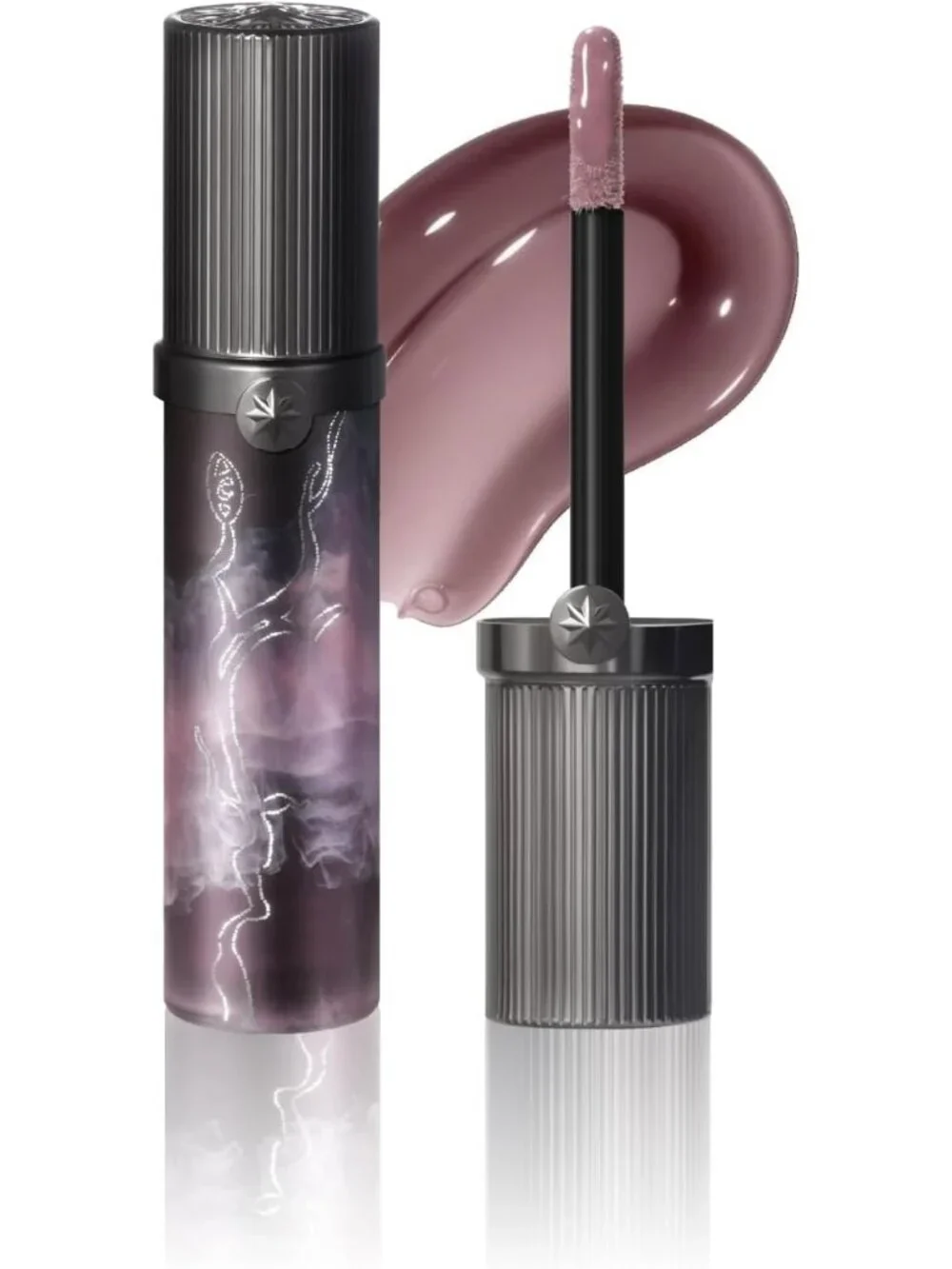 Hydrating Nude Lip Gloss - High Shine, Non-Sticky, Buildable Color, Glass